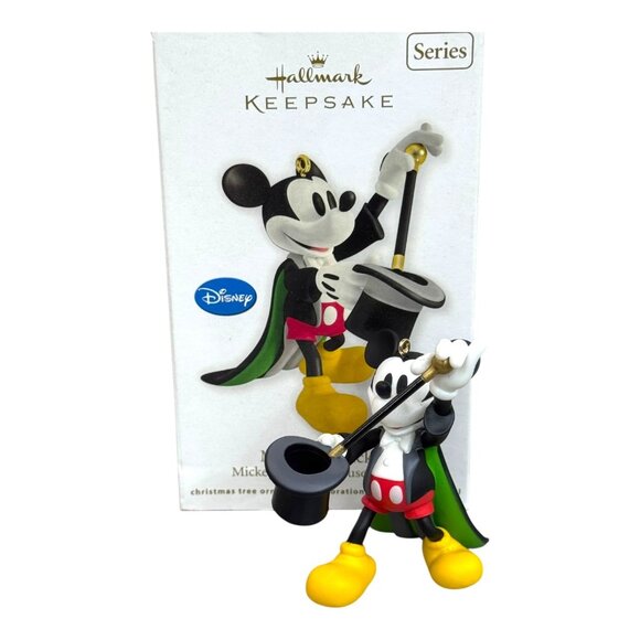 Disney Lot Hallmark Keepsake Mickey Mouse Christmas Ornament Band Magic Set Of 3 - Picture 2 of 11